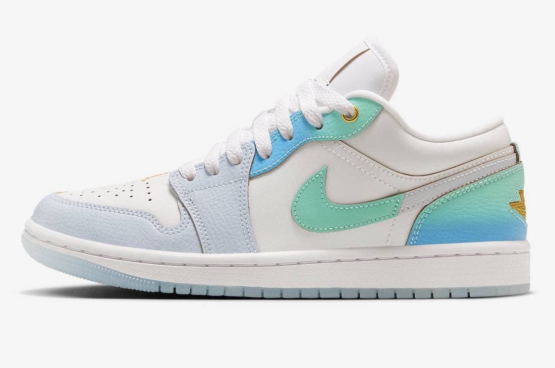 Air Jordan 1 Low SE WMNS Emerald Rise Jordan release photo
