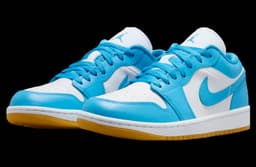 Air Jordan 1 Low White / Aquatone release thumbnail 2