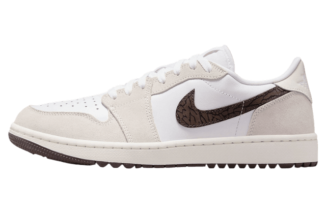 Air Jordan 1 Low White / Baroque Brown Jordan release photo