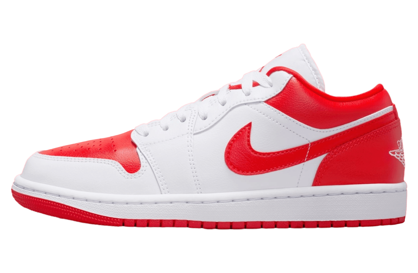 Air Jordan 1 Low White / Chile Red Jordan release photo