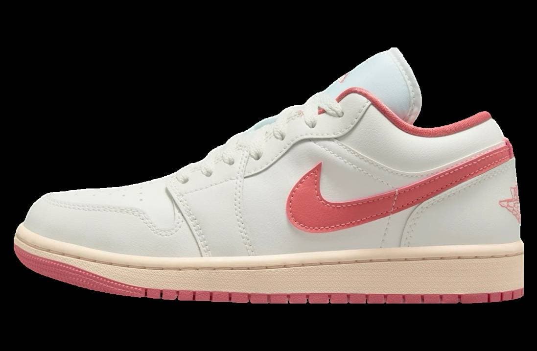 Air Jordan 1 Low WMNS Sail / Pink Salt Jordan release photo