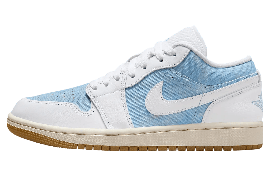 Air Jordan 1 Low WMNS Worn Blue / White release photo 1