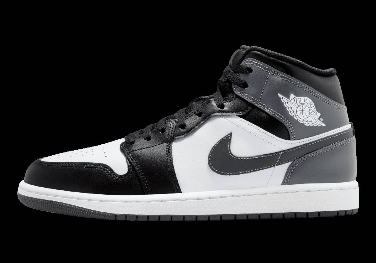 Air Jordan 1 Mid Black Iron Grey Jordan release photo