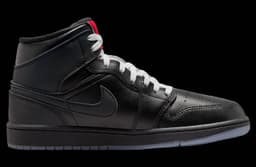 Air Jordan 1 Mid Black Metallic release thumbnail 3