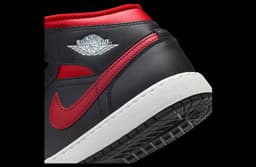 Air Jordan 1 Mid Bred Black / Red release thumbnail 8