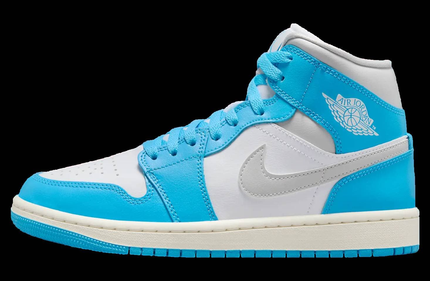 Air Jordan 1 Mid Dark Powder Blue Jordan release photo