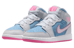 Air Jordan 1 Mid GS Cobalt Bliss / White release thumbnail 2