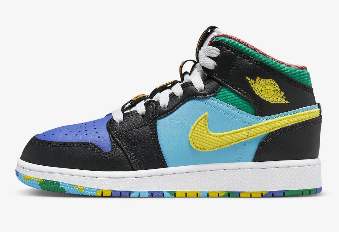 Air Jordan 1 Mid GS Six Championships Jordan release photo