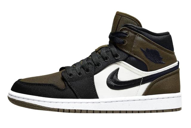 Air Jordan 1 Mid Olive Toe Jordan release photo