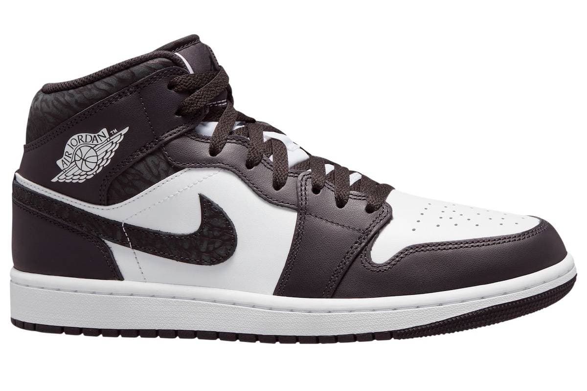 Air Jordan 1 Mid Panda Elephant Jordan release photo