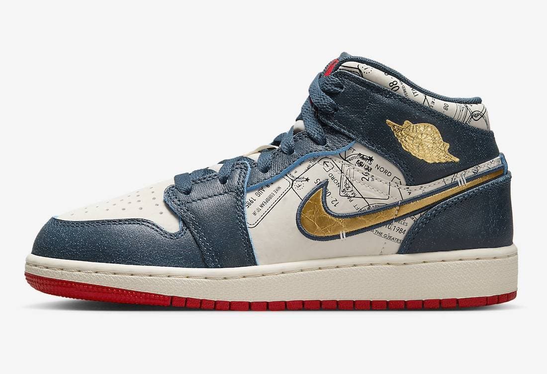 Air Jordan 1 Mid SE GS Take Flight Jordan release photo