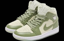 Air Jordan 1 Mid Sea Glass / Oil Green release thumbnail 2