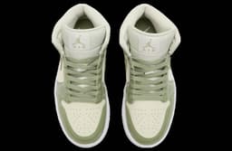 Air Jordan 1 Mid Sea Glass / Oil Green release thumbnail 3