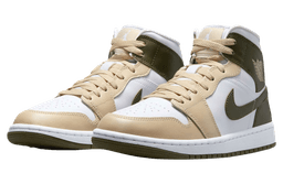 Air Jordan 1 Mid Tan / Olive release thumbnail 2