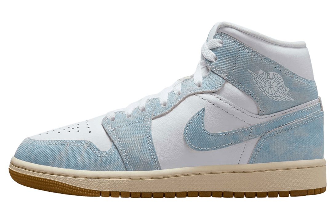 Air Jordan 1 Mid WMNS Denim Gum Jordan release photo
