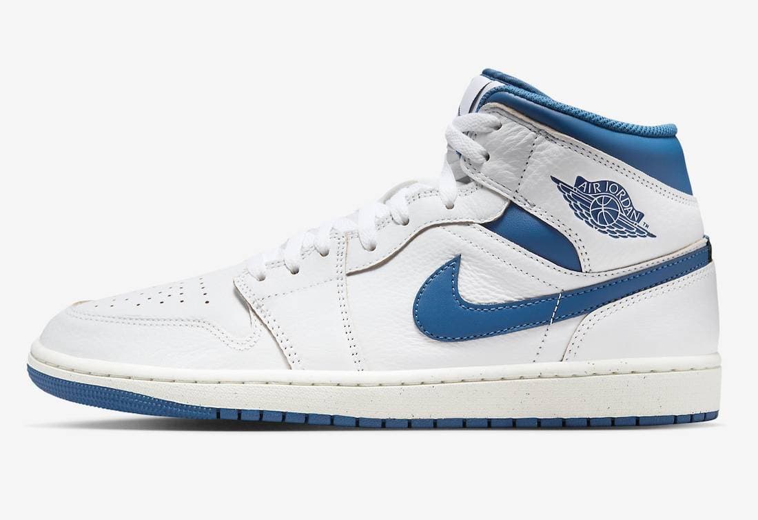 Air Jordan 1 Mid WMNS Industrial Blue Jordan release photo