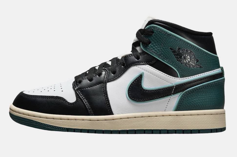 Air Jordan 1 Mid WMNS Oxidized Green Jordan release photo