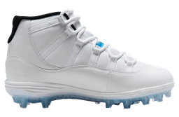 Air Jordan 11 Cleats White / Legend Blue release thumbnail 3
