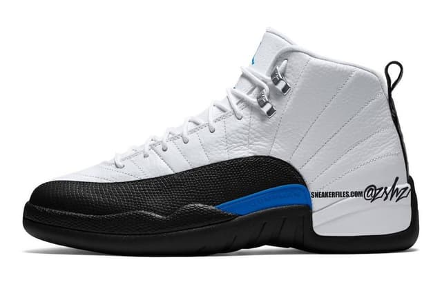 Air Jordan 12 White Game Royal Jordan release photo