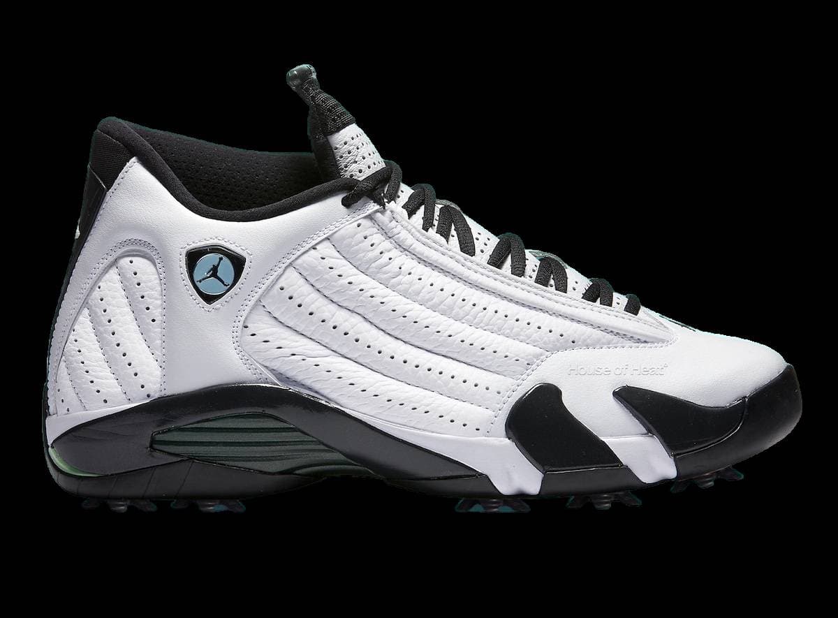 Air Jordan 14 Golf Oxidized Green release photo 1
