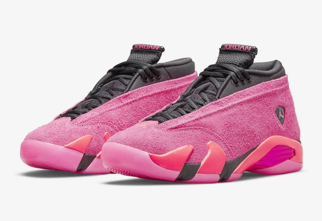 Air Jordan 14 Low WMNS Shocking Pink Jordan release photo