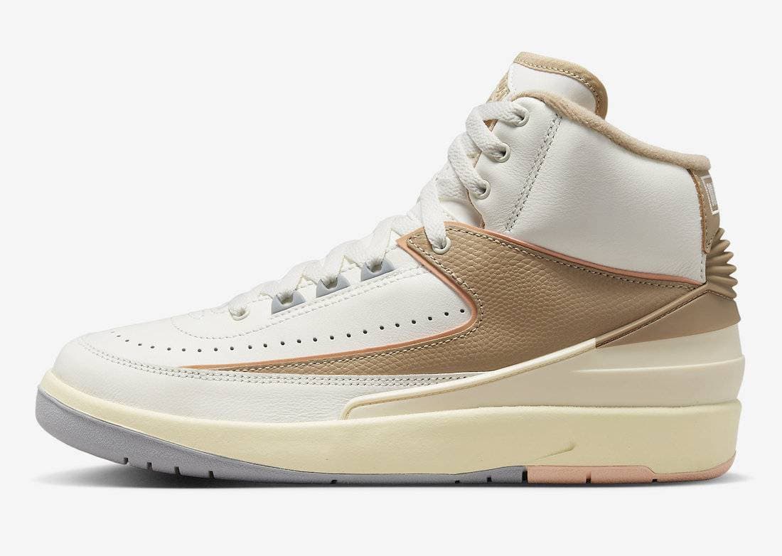 Air Jordan 2 WMNS Muslin Jordan release photo
