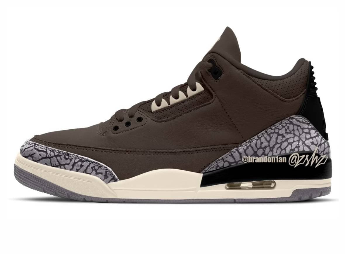 Air Jordan 3 Brown Cement Jordan release photo