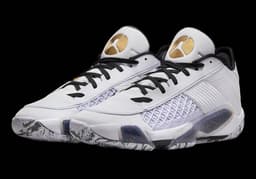Air Jordan 38 Low White Metallic Gold release thumbnail 2
