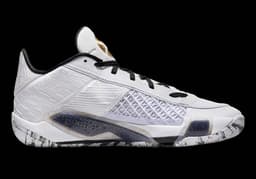 Air Jordan 38 Low White Metallic Gold release thumbnail 3