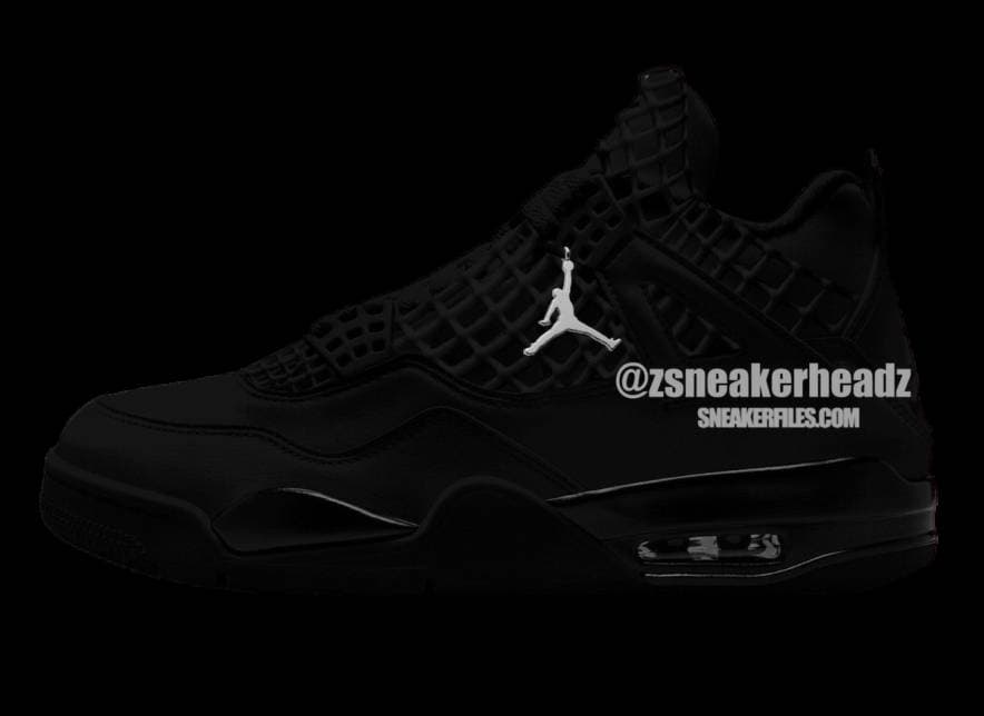Air Jordan 4 NET Black release photo 1