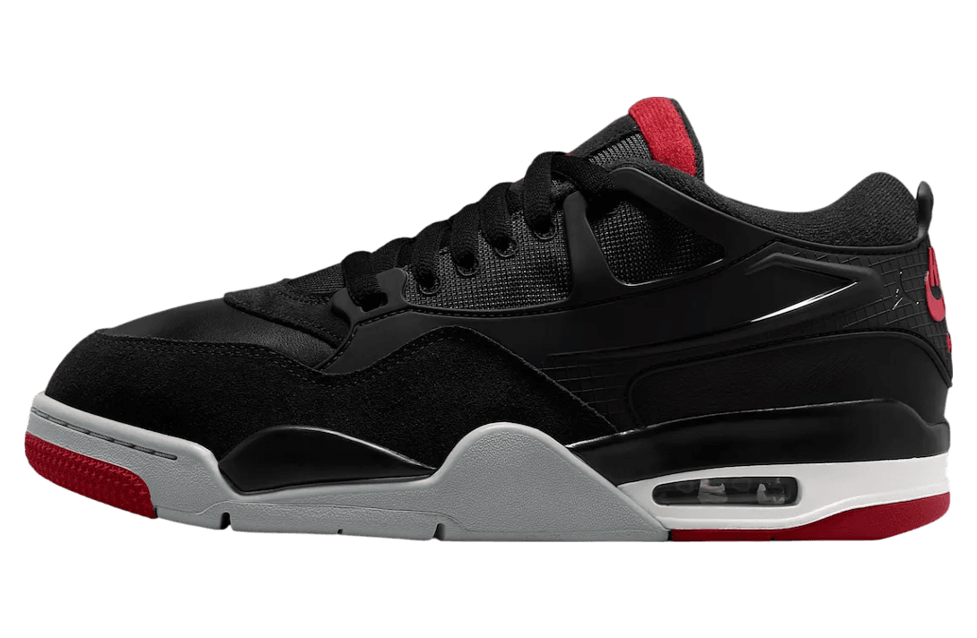 Air Jordan 4 RM Black / Red / White Jordan release photo