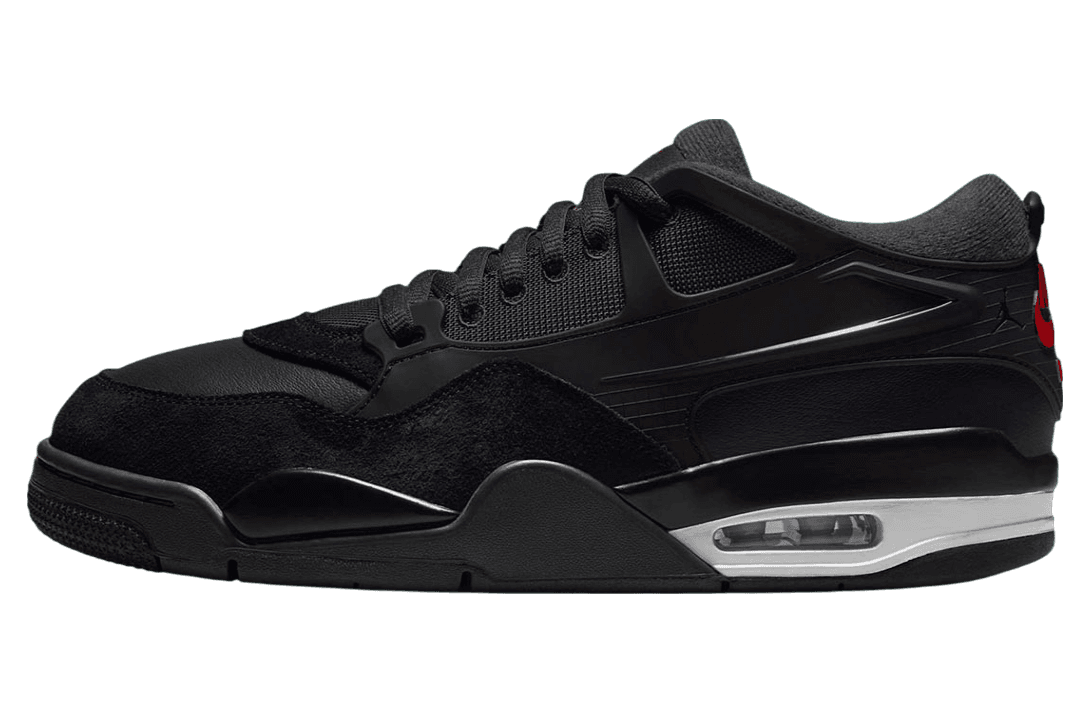 Air Jordan 4 RM Black / Red Jordan release photo