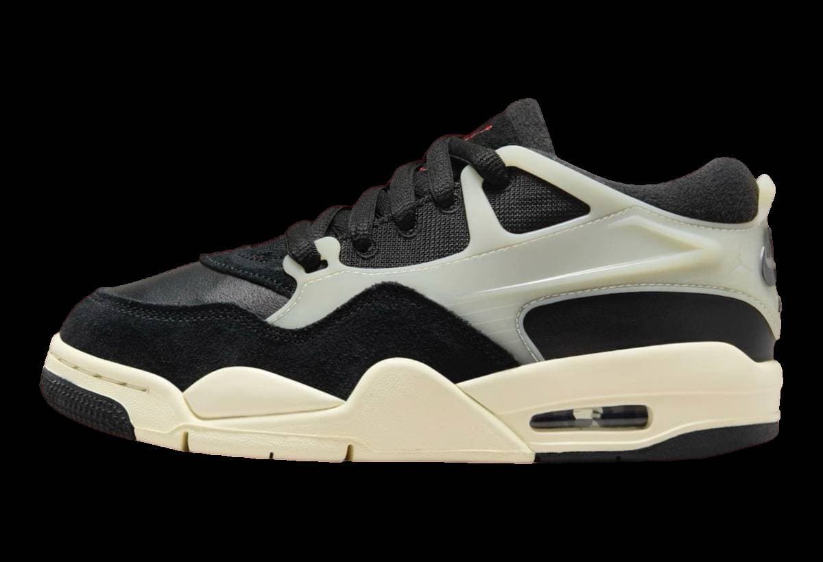 Air Jordan 4 RM Black / Sail Jordan release photo