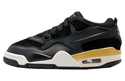 Air Jordan 4 RM GS Black / Gold release thumbnail 1