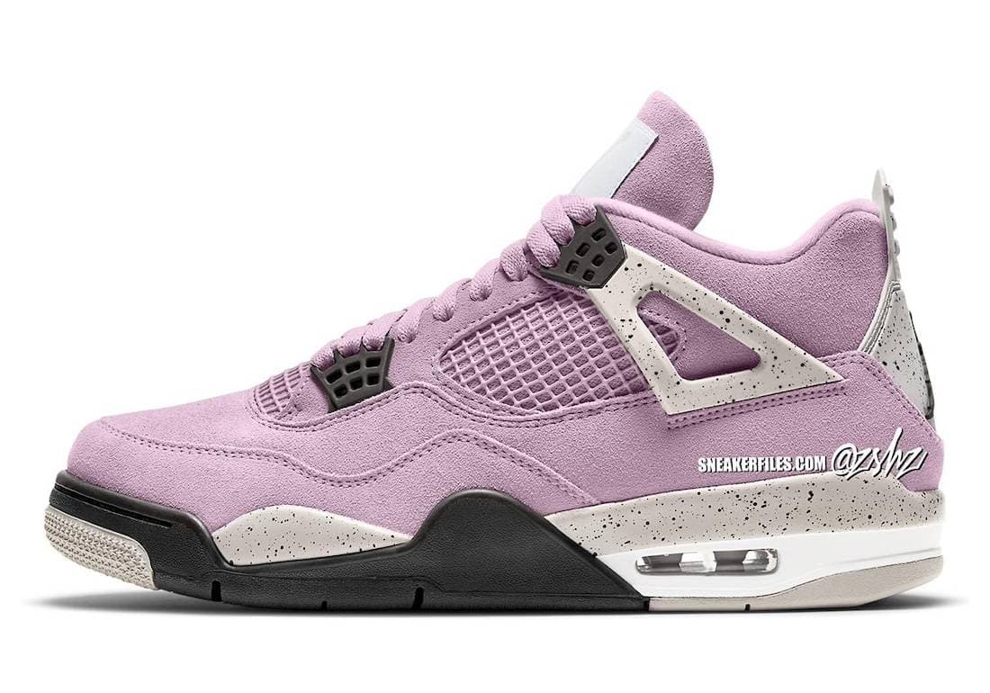Air Jordan 4 WMNS Orchid Jordan release photo