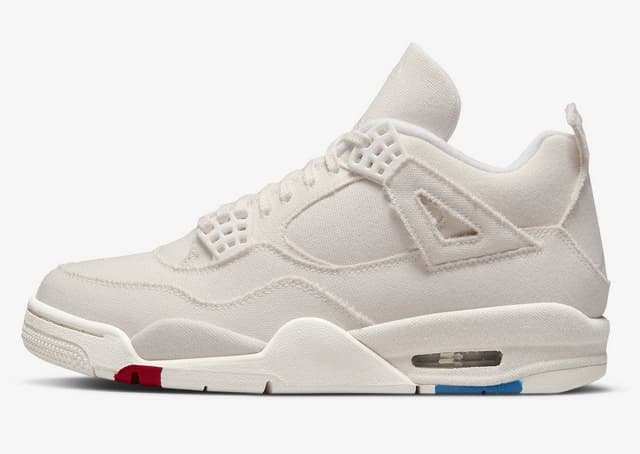 Air Jordan 4 WMNS Sail Canvas Jordan release photo