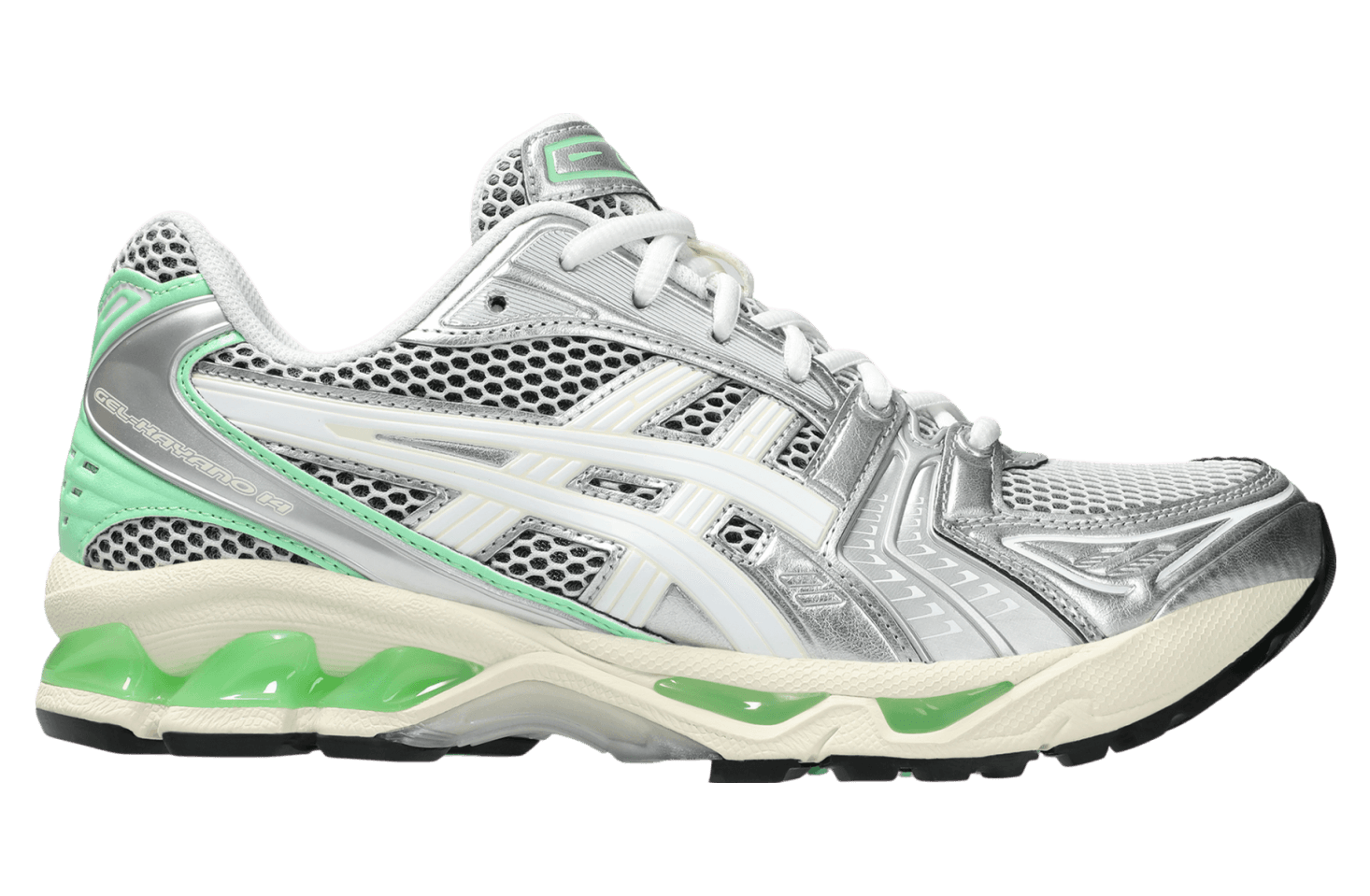 Asics Gel-Kayano 14 Silver / Lime ASICS release photo