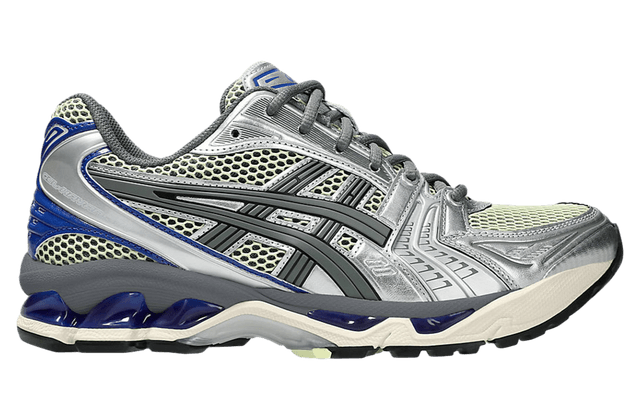 Asics Gel-Kayano 14 Soft Yellow / Silver Blue ASICS release photo