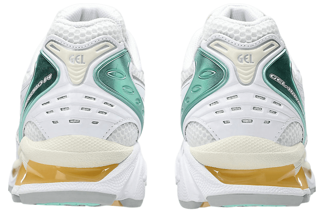 Asics Gel-Kayano 14 White / Green / Yellow release photo 3
