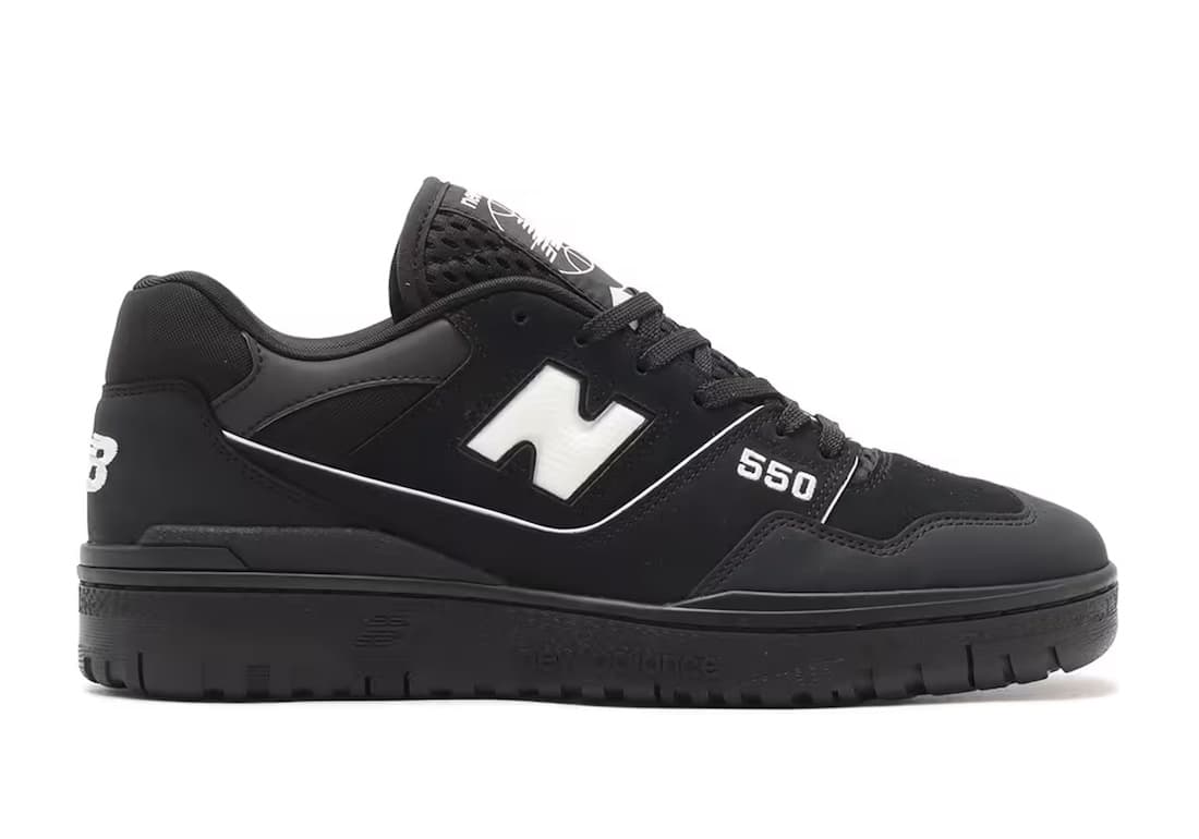 atmos x New Balance 550 Back in Black New Balance release photo