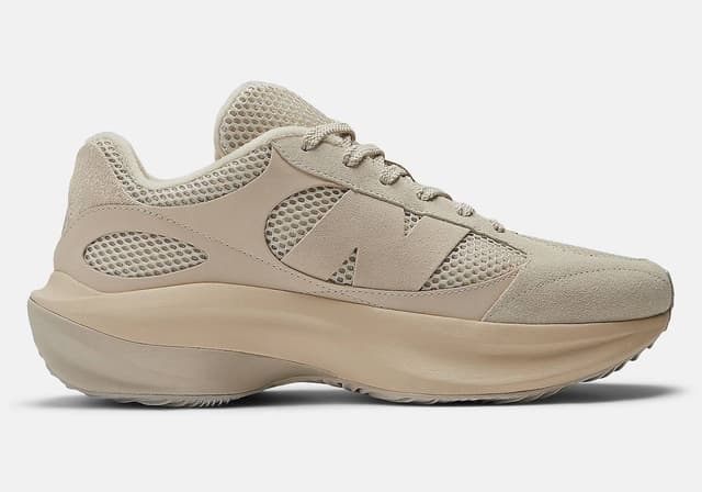 AURALEE x New Balance Warped Runner Bone New Balance release photo