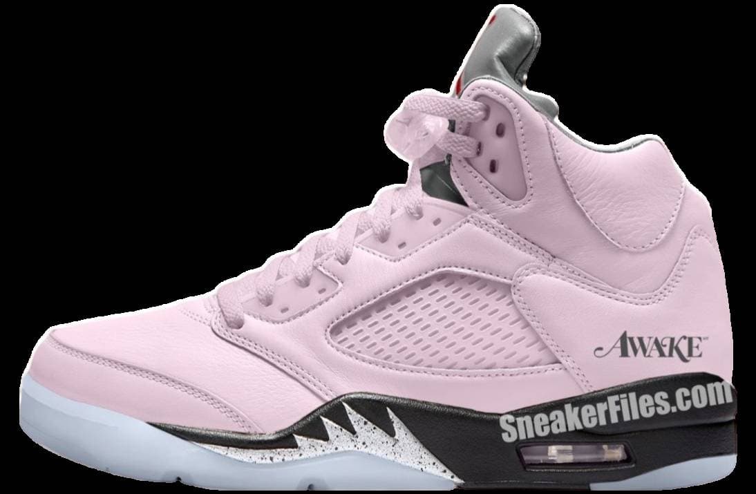 Awake NY x Air Jordan 5 Arctic Pink release photo 1