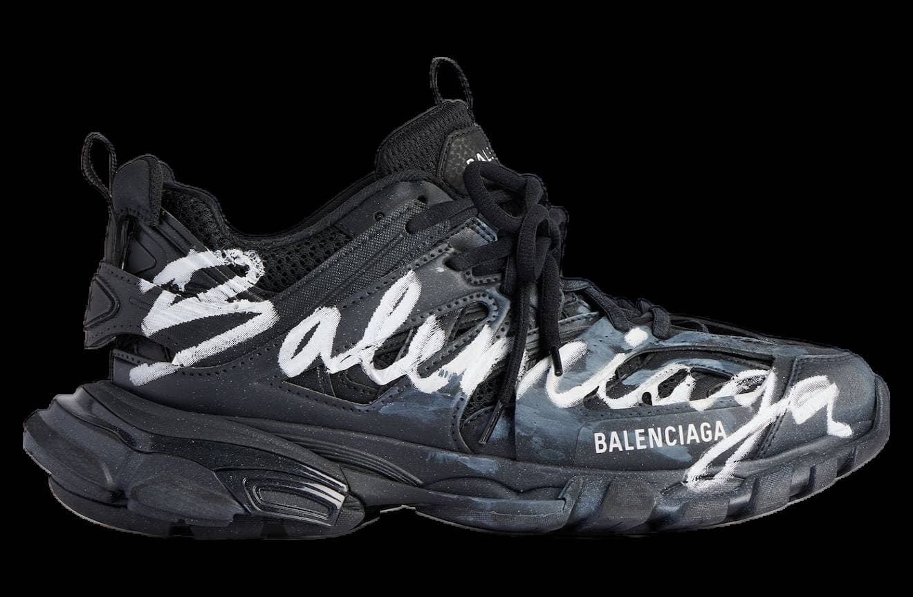 Balenciaga Track Signature WMNS Black / White release photo