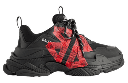 Balenciaga Triple S WMNS Black / Red release thumbnail 1