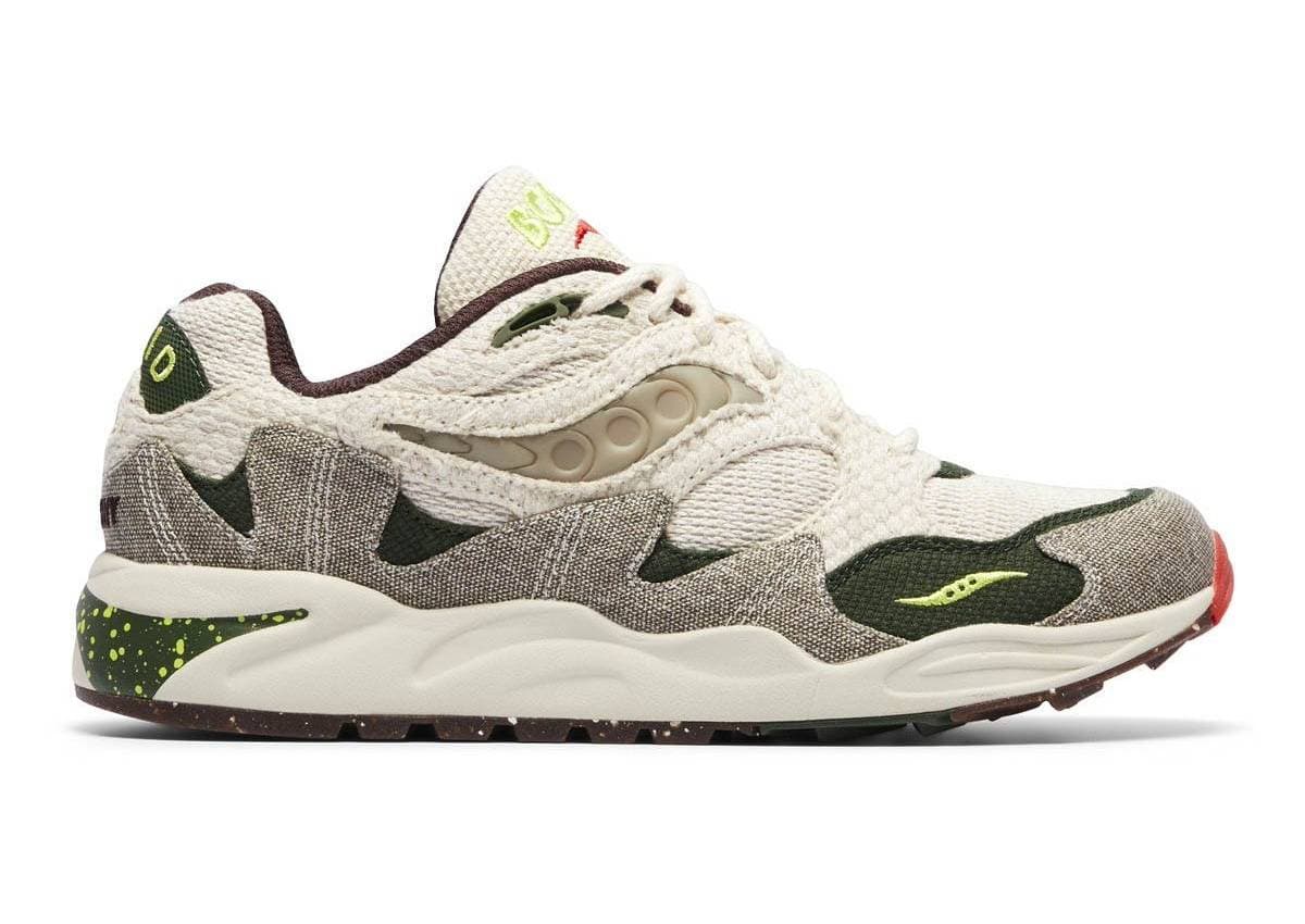 Bodega x Saucony Grid Shadow 2 Jaunt Woven release photo