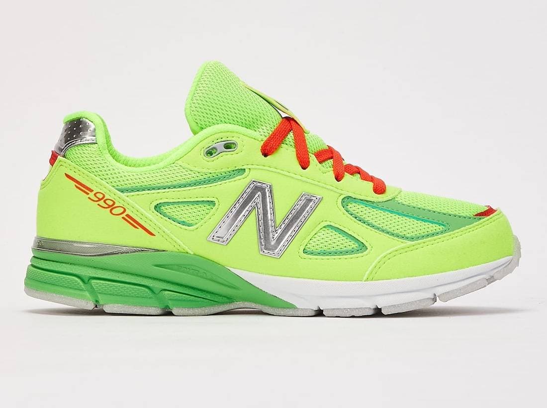DTLR x New Balance 990v4 GS Festive New Balance release photo