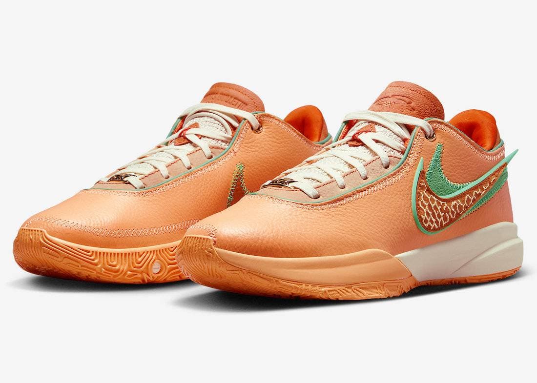 FAMU X APB X Nike LeBron 20 Peach Cream Nike release photo