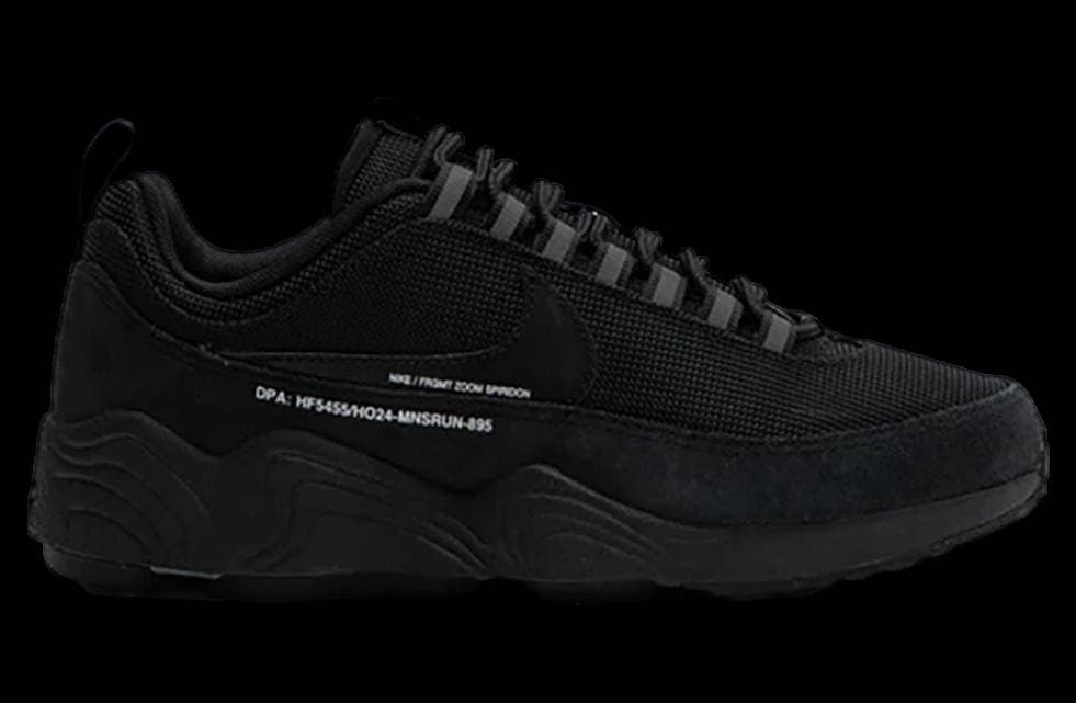 Fragment x Nike Air Zoom Spiridon Black Nike release photo