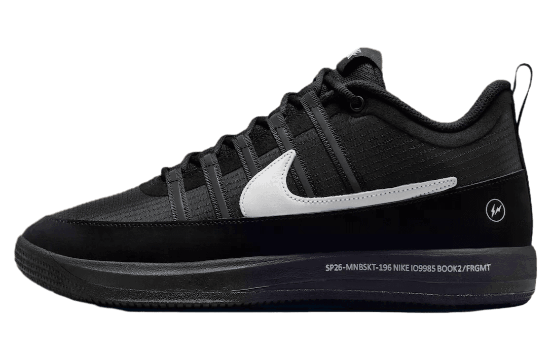 Fragment x Nike Book 2 Black / White Nike release photo