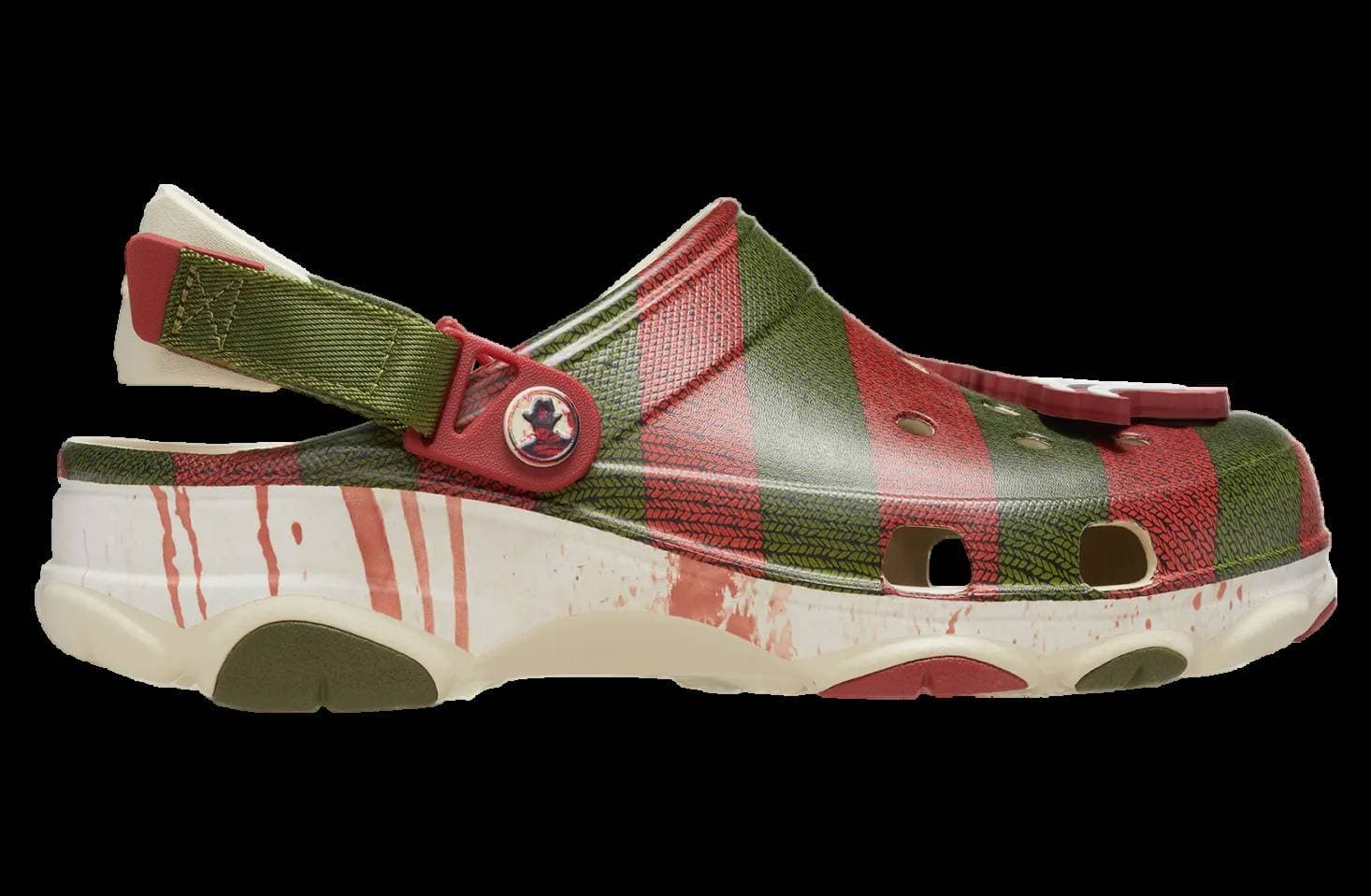 Freddy Kreuger x Crocs All Terrain Clog release photo